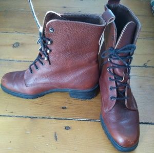 Eddie Bauer Granny Womens 7 M Brown Leather